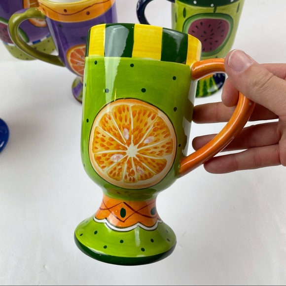 Milson & Louis Colorful Fruit Pitcher and Mugs - Picture 10 of 12